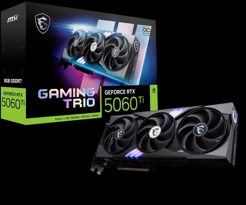 MSI GeForce RTX 5060 Ti 8G GAMING TRIO OC