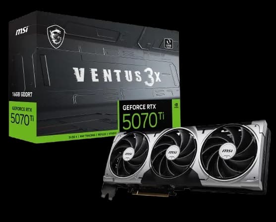 MSI GeForce RTX 5070 Ti 16G VENTUS 3X